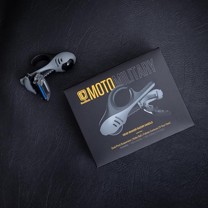 HeadBlade LE Moto Men's Head Shaving Razor - Military - Revolutionary Dual Active Suspension…