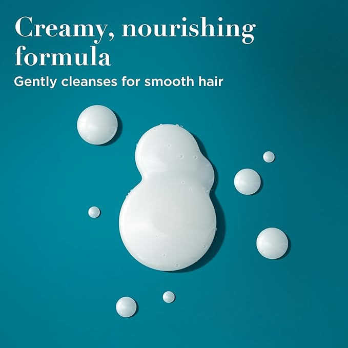 OGX Nourishing + Coconut Milk Sulfate Free Shampoo and Conditioner Set, Hydrates & Softens Hair, Lipi Pro Shield Technology, Creamy Coconut Milk White Peach & Shea Butter Scent, 2 Items, 2 x 13 fl oz
