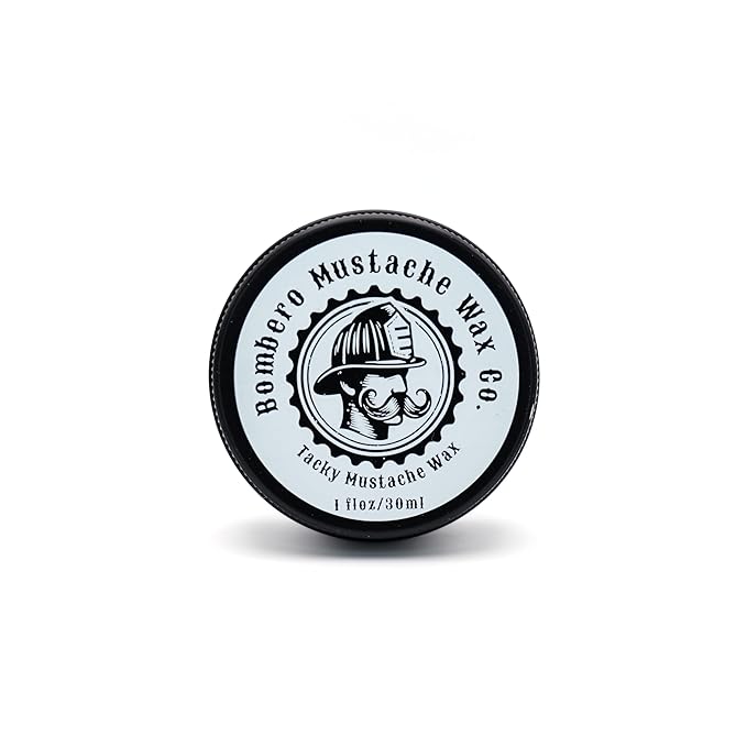 Mustache Wax Tacky Hold, Long-Lasting & Nourishing – Great Scents – Semi-Firm, Extra Tacky Styling for Men’s Mustache