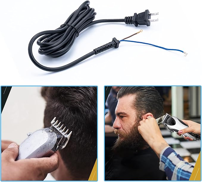 00647-500 Replacement Cord for WAHL Electric Clippers Compatible with Star Sr,Senior,SuperTaper,Designer,Balding,Magic Clip,647-500 Hair Clipper Cord