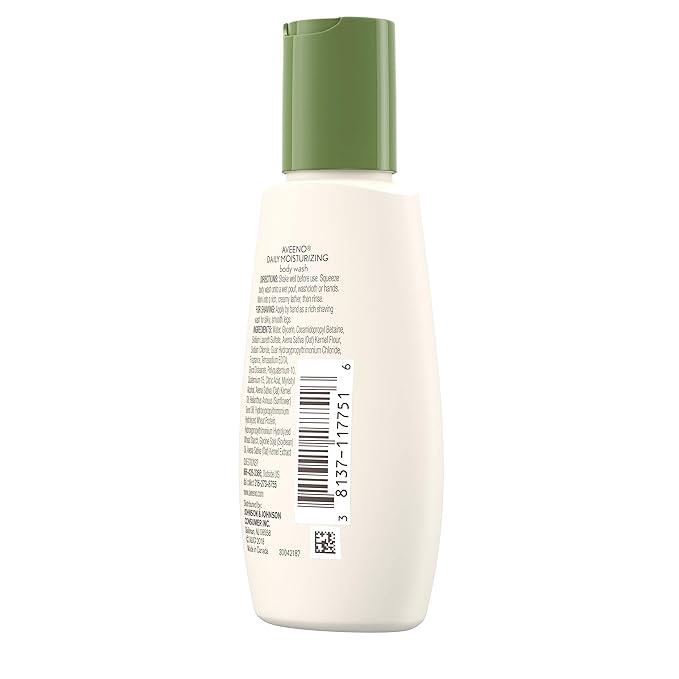 Aveeno Daily Moisturizing Body Wash, 2 Ounce (Pack of 2)