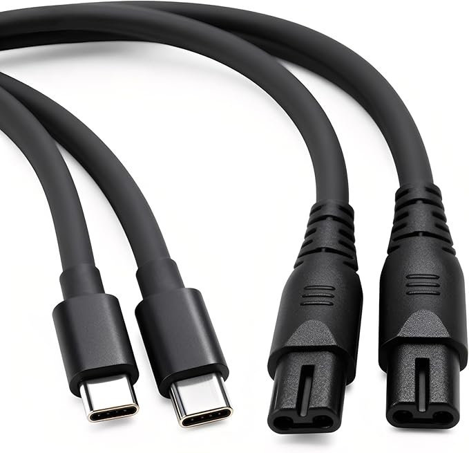 Irrigator Accessories Charger Cord Replacement Compatible with COSLUS, Aquasonic,Nicwell, Nicefeel, MOSPRO, Oralfree Water Flosser Dental Pick Charger Cord(2 Pack)