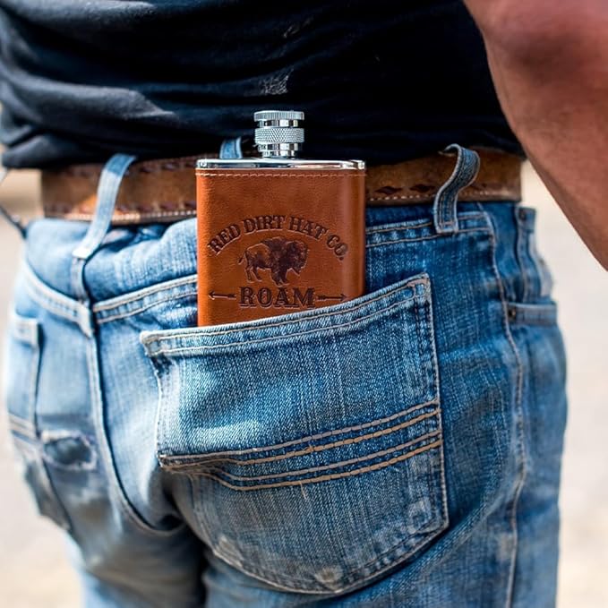 Red Dirt Hat Company Roam Cologne for Men - Fresh & Masculine Fragrance with Leather Tones and Cedarwood Notes - Men's Body Spray Cologne for Everyday Wear & Special Occasions - 3.4 fl oz