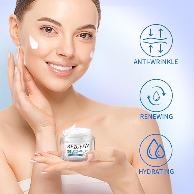 Anti-Wrinkle Facial Night Cream with 9% Pro-Xylane, Anti-Aging Night Moisturizer for Face Hydrating,Firming and Restoring, Nighttime Skin Care, 1.01 Oz