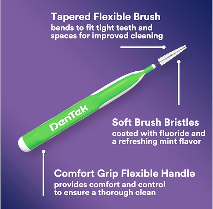 Dentek Easy Brush Cleaners Extra Tight Spaces 16 Count (6 Pack)