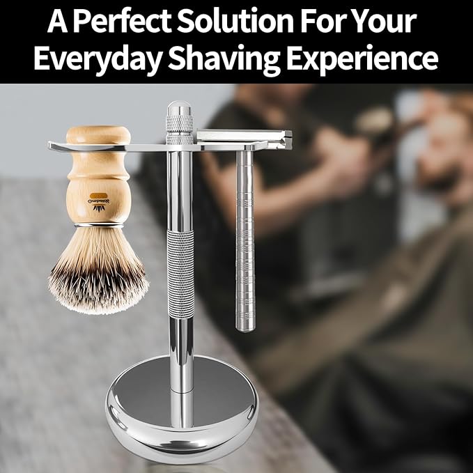 Razor Stand Compatible with Henson Razor,Acrylic Portable For AL13, AL13-M, Ti22 With Brush Holder