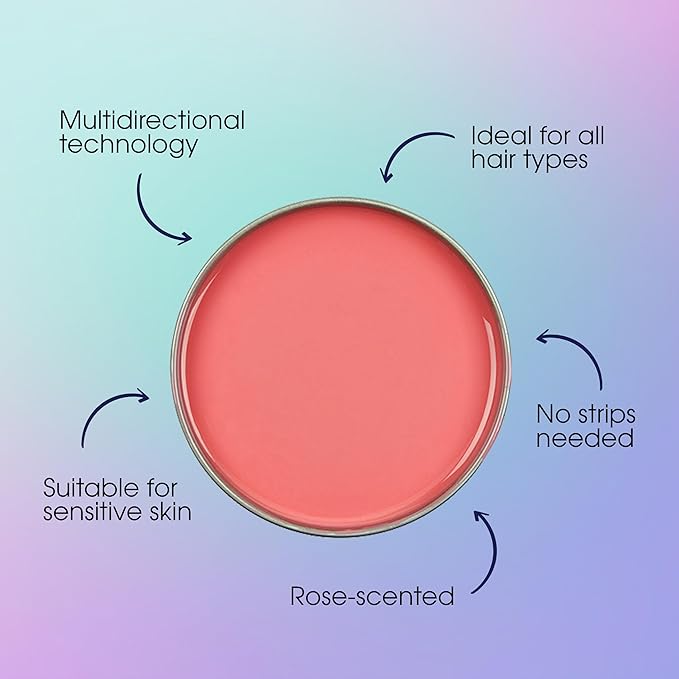 Satin Smooth Ruby Rose Hard Wax with Rose Aroma 14oz