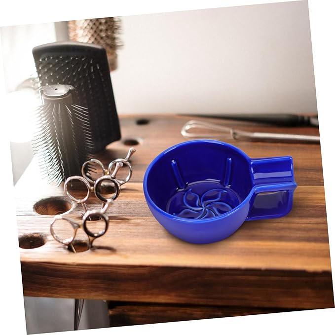 Ceramic Shaving Soap Bubble Bowl for Men Large Capacity Foaming Dish Practical Shaving Accessory for Home and Travel