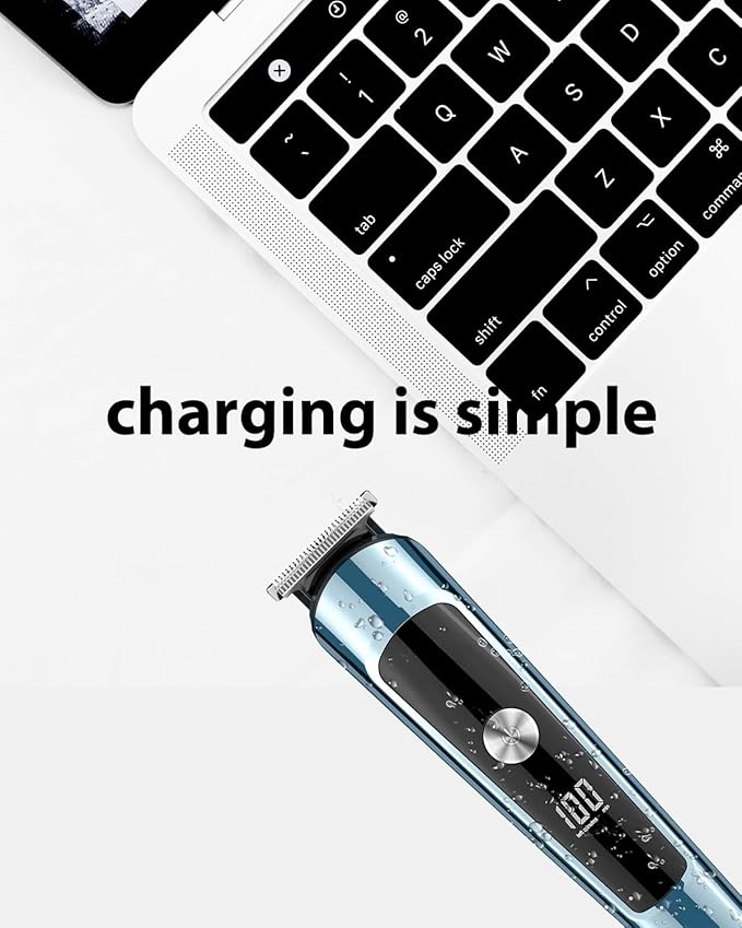 5V USB Charger Cord Compatible with Brightup FK-8688T/FK-8788T Beard Trimmer for Man Grooming Kit, with 1 Cleaning Brush, 3.3ft Power Cord