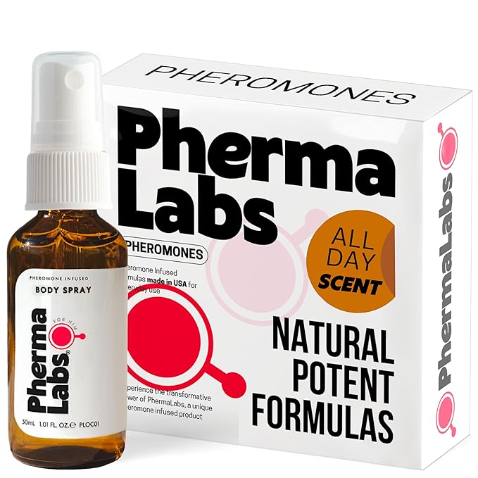 Body Spray - Pheromone Cologne for Men - Seductive, Long-Lasting Fragrance - Mens Pheromone Cologne Spray - Boost Confidence - Perfume con Feromonas para Hombres - 1.0 oz (All Day Scent)