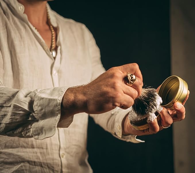Shaving Brush | Lather Shave Brush | Death Grip Shaving Kit | Shave Brushes for Men | Shaving Cream Brush for Bowl | Shaving Set For Men | Shave Brush For Bowl Kit