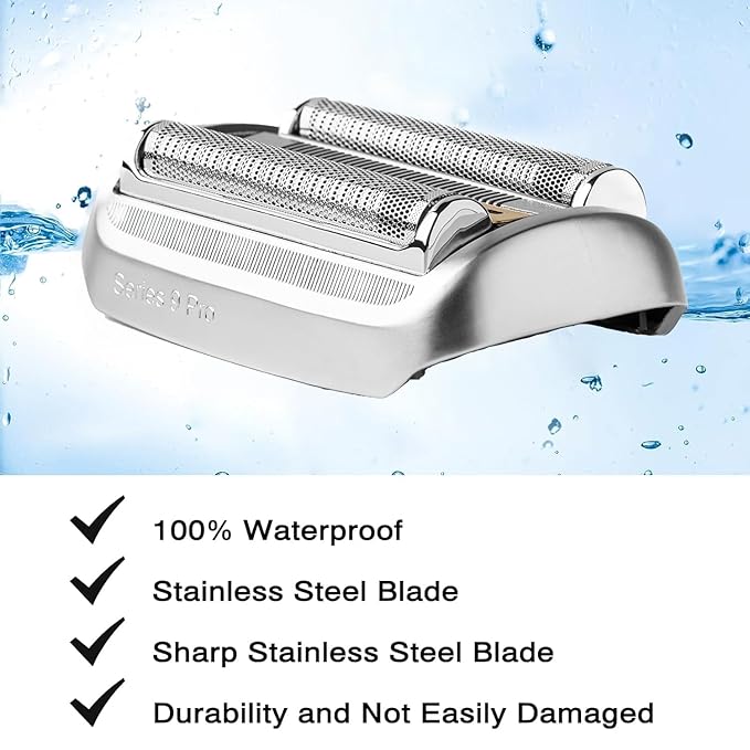 Series 9 94M Electric Shaver Replacement Head Compatible with Braun Series 9 Pro Replacement Heads,94M Foil Blades for All S9 and 9 Pro Shavers 9290cc, 9291cc, 9370cc, 9293s, 9385cc, 9390cc, 9330s