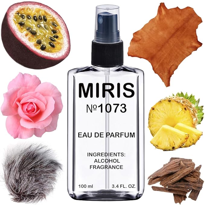 MIRIS No. 1073, Inspired by Tropical Wood, Long-Lasting Unisex Eau de Parfum for Women & Men, Spray 3.4 Fl Oz / 100 ml