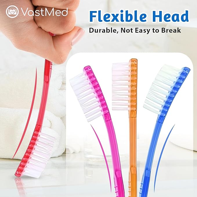 200 Pcs Disposable Pre-Pasted Toothbrushes Individually Wrapped Pre Pasted Toothbrush | Single Use Waterless Tooth Brush for Hotel, Camping, Homeless Gift | Multi Color