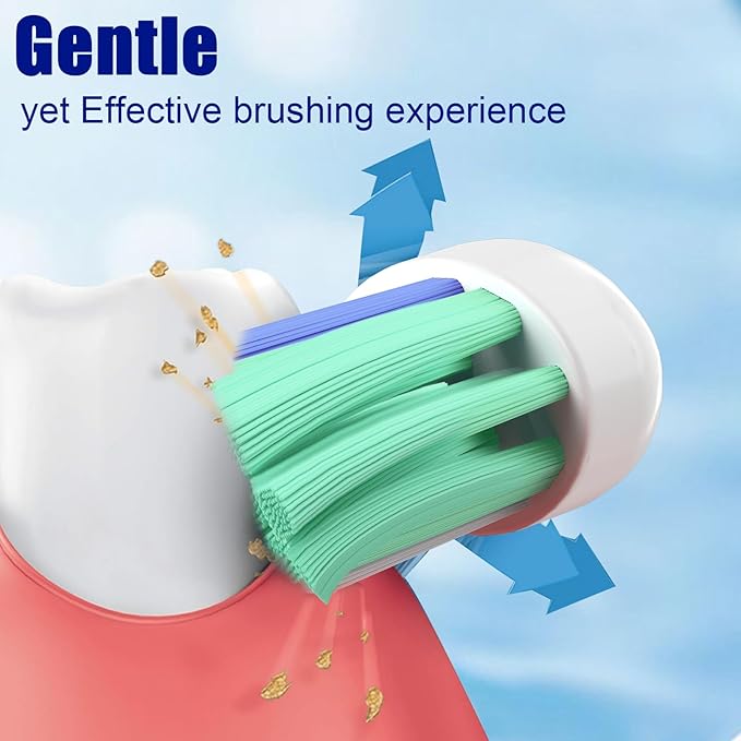 Toptheway Toothbrush Replacement Heads Compatible with Philips Sonicare ProtectiveClean DiamondClean C2 C1 G2 W 4100 5100 5300 Plaque Control, 6 Pack