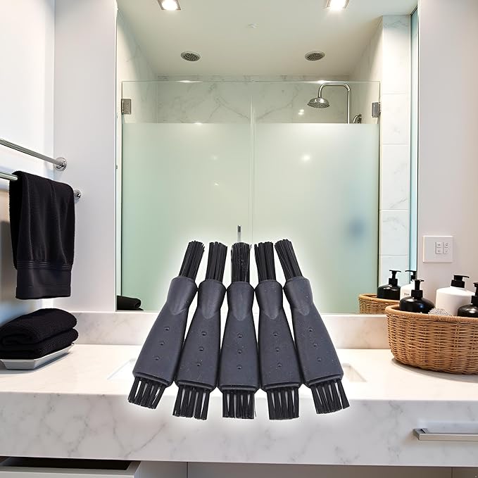 Generic 5pcs Black Plastic Electric Shaver Cleaning Brush Replacement Brushes