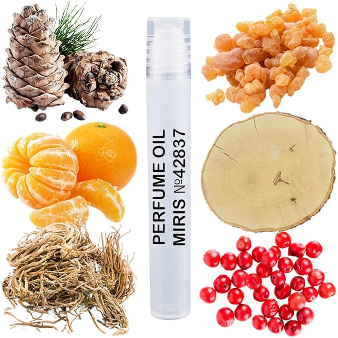 MIRIS No. 42837, Inspired by Gentlemen Only, Long-Lasting Perfume Oil for Men Roll-On, Rollerball 0.34 Fl Oz / 10 ml