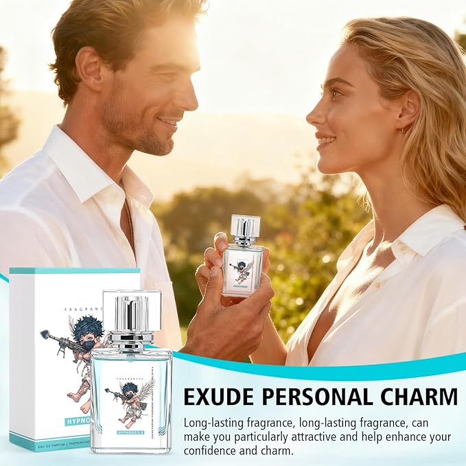2.0 Cologne for Men (Pheromone-Infused), Men's Fragrances | Enhance Attraction,EDP-Long Lasting Scent, Perfume for Modern (Amber Wood, Vanilla 24H Long Lasting, Pheromone-Infused)