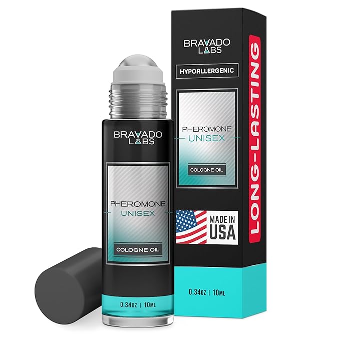 Premium Unisex Pheromones Cologne – Long-Lasting Pheromoes for Men & Women - Attract and Boost Confidence – Daily Wear Fragrance - Roll-On - Made in USA