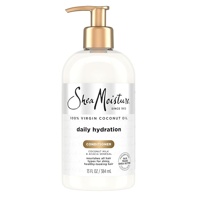 Shea Moisture Daily Hydrating Conditioner Virgin Coconut Oil For All Hair Types Sulfate-Free 13 oz