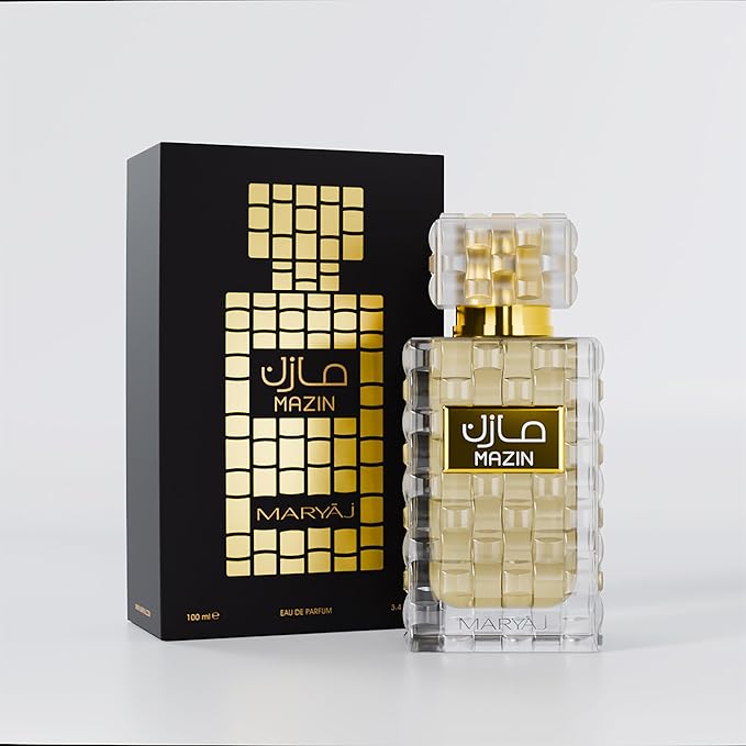 Maryaj Mazin - Long Lasting Perfume for Men and Women - Musk Cologne for Men and Women - Orange, Jasmine, Amber Fragrances - Eau de Parfum - 3.4 oz.