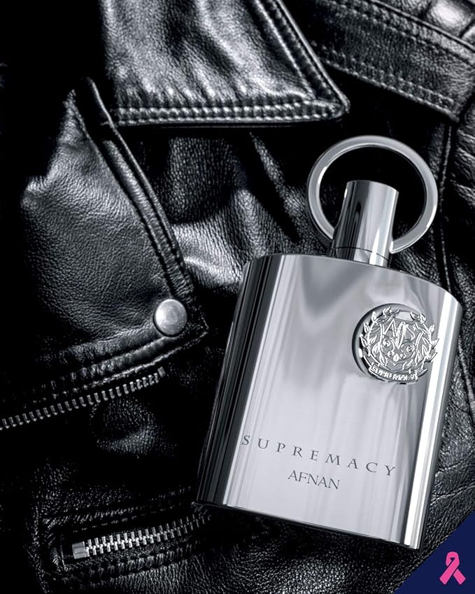 Afnan Supremacy Silver Eau de Parfum for Men, 3.4 Fl. Oz