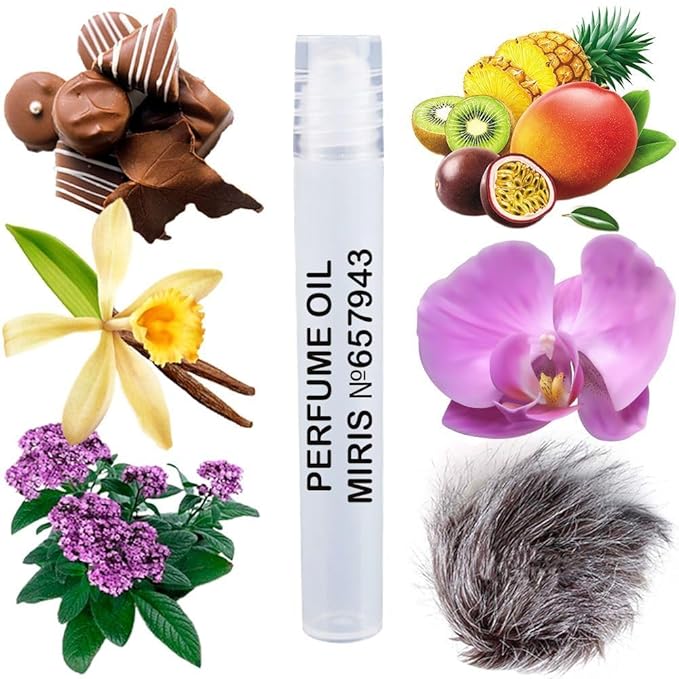 MIRIS No. 657943, Inspired by Yara, Long-Lasting Perfume Oil for Women Roll-On, Rollerball 0.34 Fl Oz / 10 ml