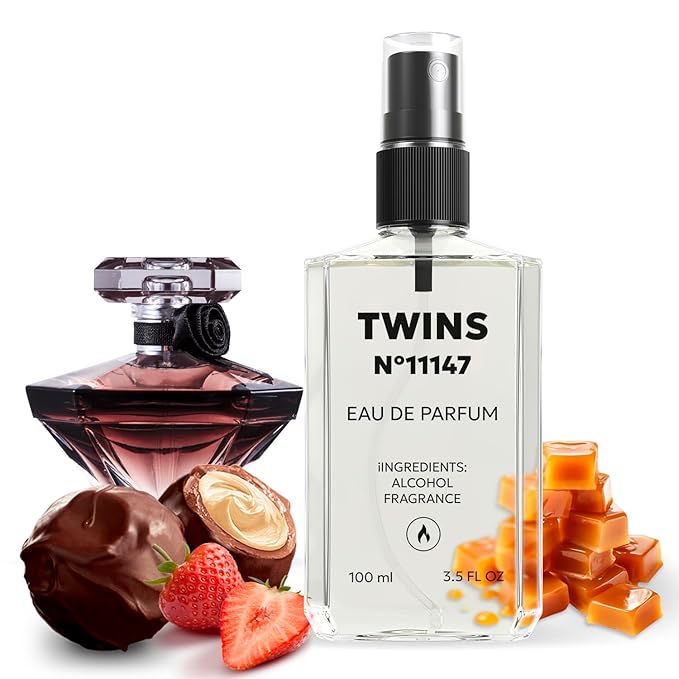 TWINS Impression of Tresor La Nuit Parfum | Perfume for Women Eau de Parfum | No.11147 | 3.4 Fl Oz / 100 ml