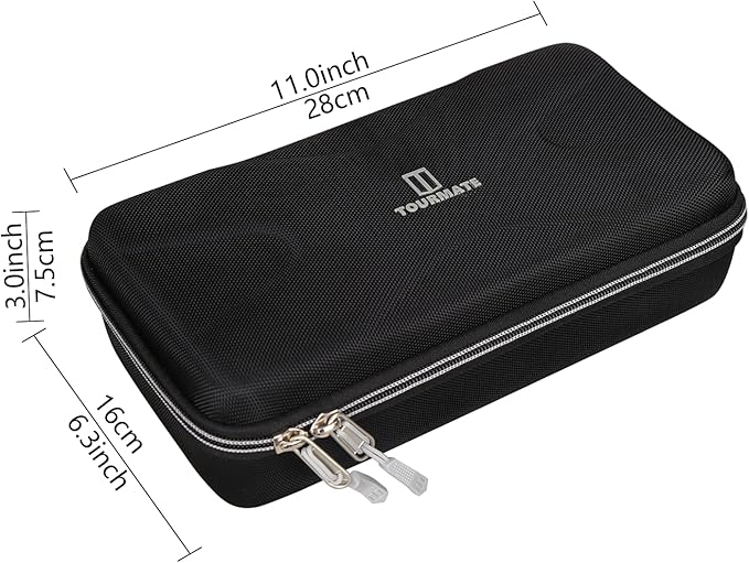 Tourmate Hard Storage Case for Brightup Beard Trimmer for Men, Hair Clippers, Electric Razor Shavers Storage Holder (Case Only)