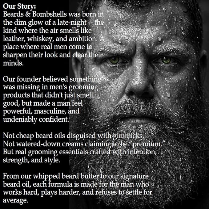 Beards & Bombshells Hydrating Beard Butter, Light Whipped, Non-Greasy, Softens Hair, Tames Frizz, Adds Light Shape (Lone Star Legacy)