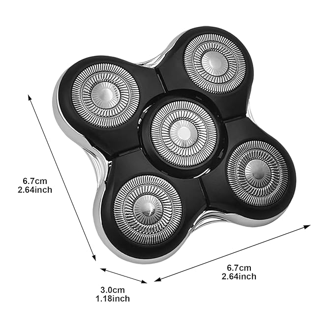 Balder Pro Replacement Head Compatible with Remington Balder Pro Head XR7000 XR1500 XR1501,5 Dual Track Shaver Heads Compatible with Remington Shaver Replacement Blade,3 Pack