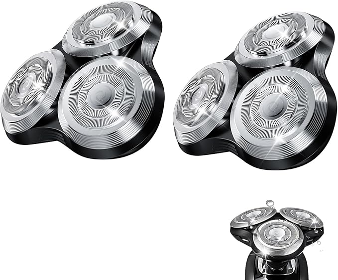 SH90 Replacement Rotary Heads Compatible with Philips Norelco Shavers Series 9000,Replacement Shaver Head with Upgrade Double-Layer Precision Blades for Men's Shaving,2 Packs