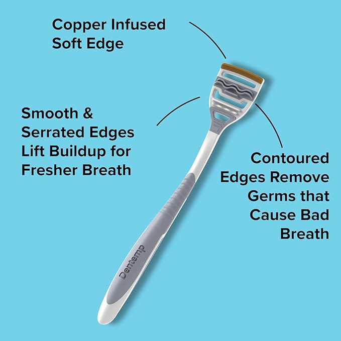 Dentemp Copper Clean Tongue Cleaner (2 Count)