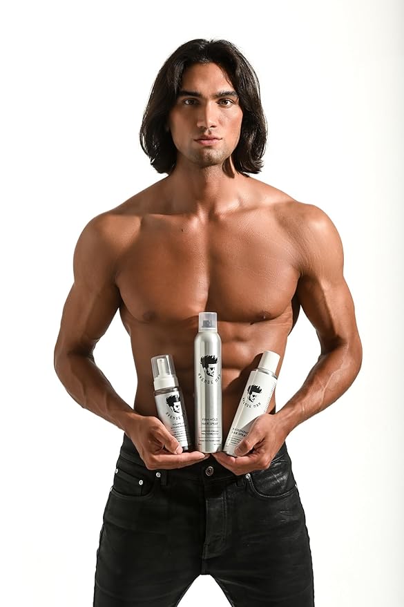 Avenue Man Volume Lift Mousse - 5.07 oz Hair Foam with Argan Oil, Silk Protein & Vitamin E for Strength, Thickness & Control - Hair Mousse for Men for All Hair Types - Alcohol & Paraben Free