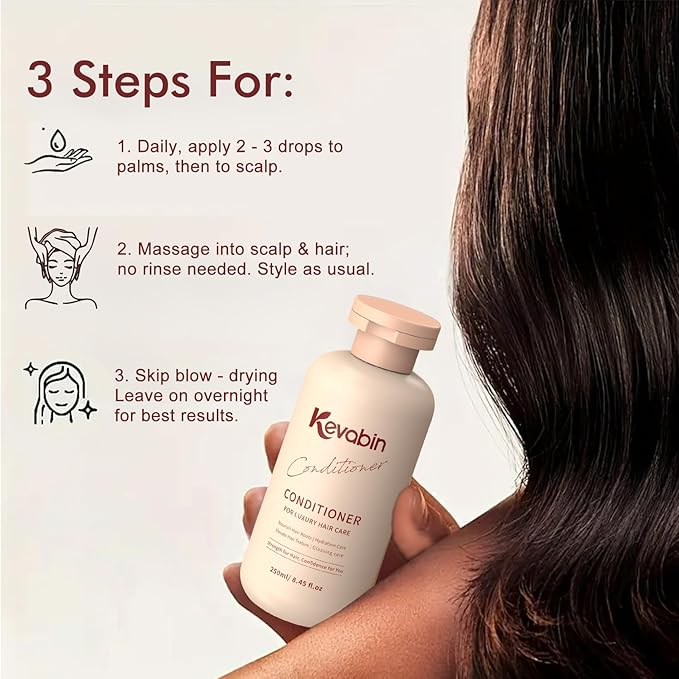 Conditioner for Hair Care - Hair Conditioner for Women & Men for Dry Damaged Repair, Smooths & Softens for Hydrating Moisturizing with Tremella Ganoderma Lucidum Extract for All Hair-Types