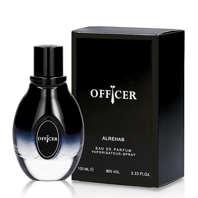 Men’s Eau de Parfum, Woody Fresh Cologne for Men, Long Lasting Modern Masculine Scent, 3.4 Fl Oz (100ml) Officer 100ml