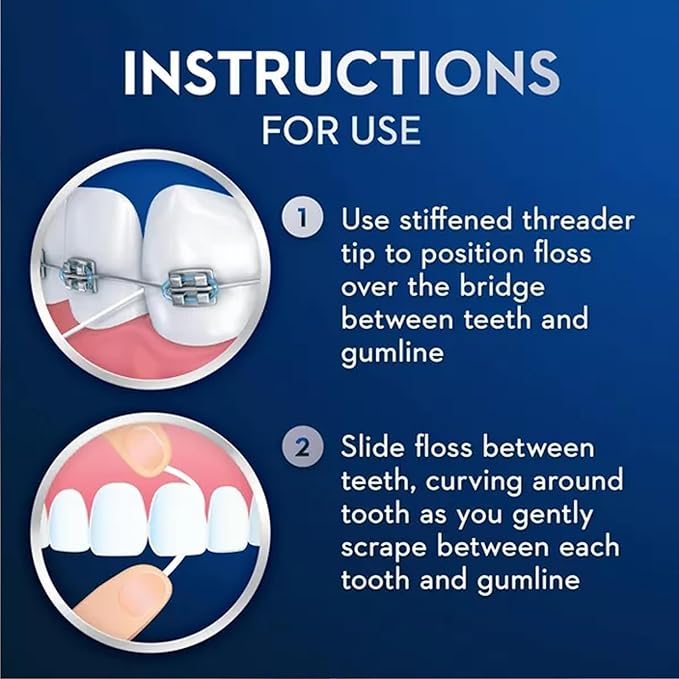Oral-B Glide Threader Floss, 30-Count (Pack of 6)