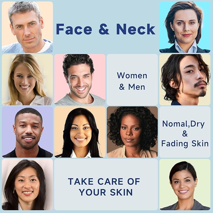 Retinol Cream for Face, Collagen Neck Creams for Tightening and Firming, Anti Aging Day & Night Facial Moisturizer for Women & Men, Instant Face Lift Wrinkle Cream 1.7 fl. oz with Turmeric Acid Pads