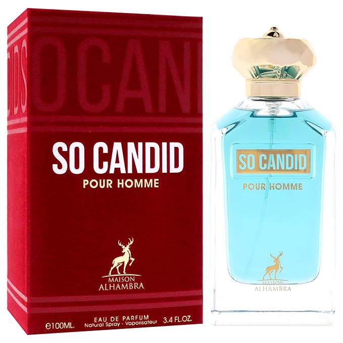So Candid by Maison Alhambra for Men - 3.4 oz EDP Spray