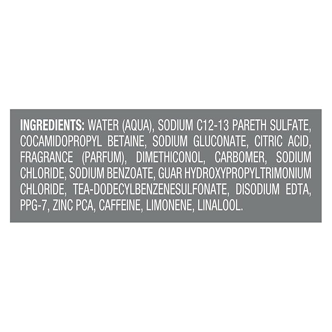 Dove Men+Care Shampoo 1 ct Hydration Fuel to Seal Moisture & Smooth Hair, with Caffeine, 18 FL OZ