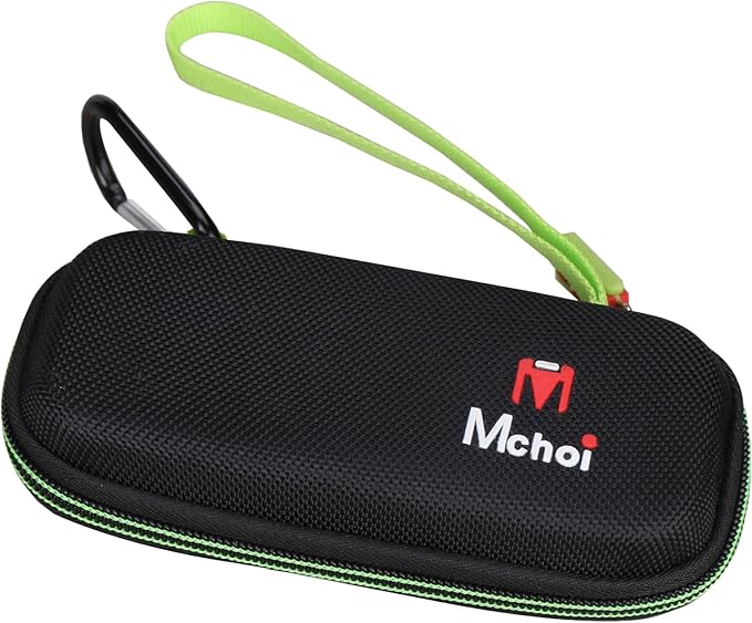 Mchoi Hard Carrying Case Fits for Fusion5 Men’s Razor & Proglide Shield Men's Razor, Case Only (Black, Green)