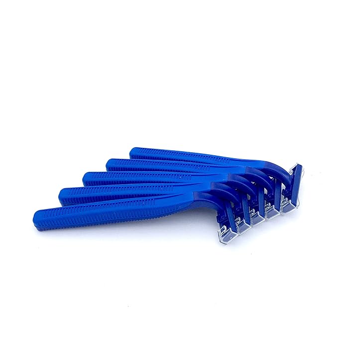 100 Premium Twin Blade Disposable Razors in Bulk - Medical Professional or Home Use