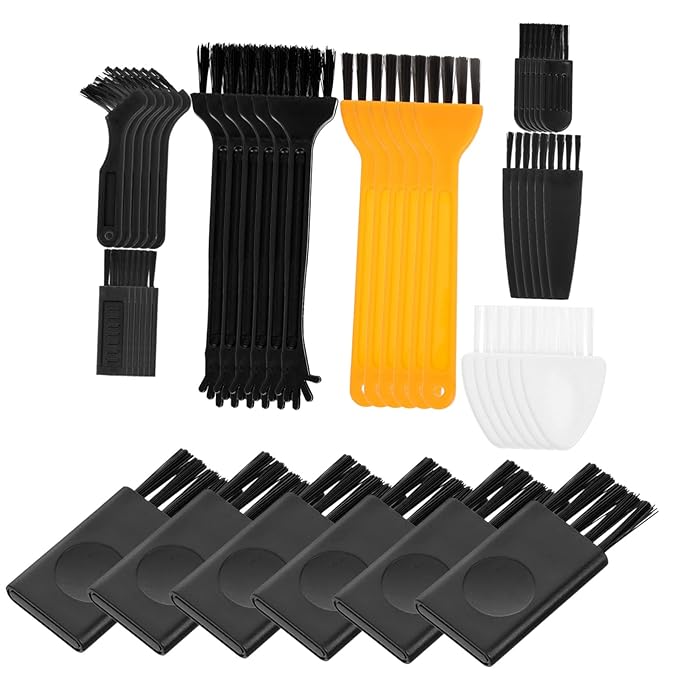 FRCOLOR 144pcs Electric Shaver Hair Clipper Cleaning Brush Compact Cleaner for Keyboard Fans and Car Dashboard Maintenance
