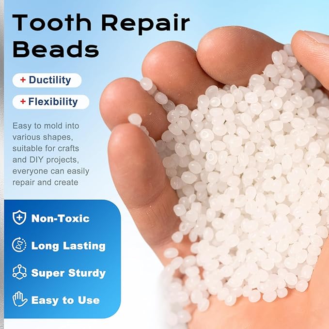 Tooth Repair Kit，Moldable Beads Instant Fix for Confident Smiles-30ML-N1