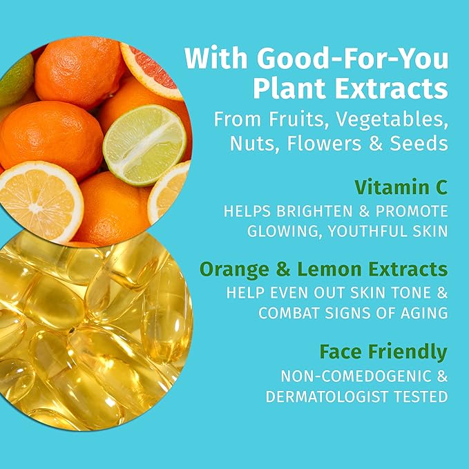 Hempz Citrus Blossom Brightening Daily Moisturizer - Hydrating Day Cream Rich with Minerals, Vitamin C, & Hempseed Oil to Hydrate & Repair Extremely Dry or Sensitive Skin, for Face & Body, 3 Oz