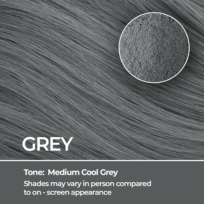 Keratin Hair Fibers for Men & Women - Fill In Fine or Thinning Hair, Instantly Thicker, Fuller Looking Hair (Gray 30g)