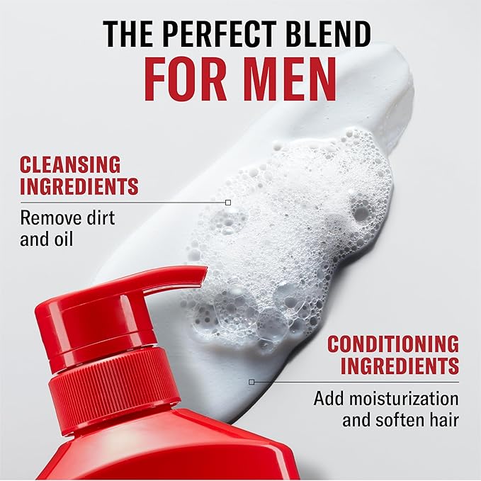 Old Spice Tea Tree Shampoo for Men, Healthier, Fuller, More Moisturized Looking Hair, 21.9 Fl Oz Each, Twin Pack