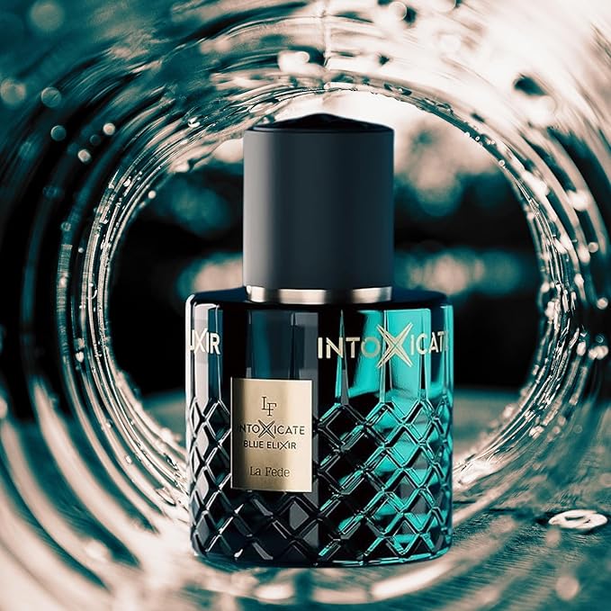 La Fede Intoxicate Blue Elixir Arabian Perfume for Men 100ML (3.4 OZ),Eau De Parfum Spray, Long Lasting Perfume, Enjoy the Luxurious & Sophisticated Fragrance With Fruity Scent for All Occasions