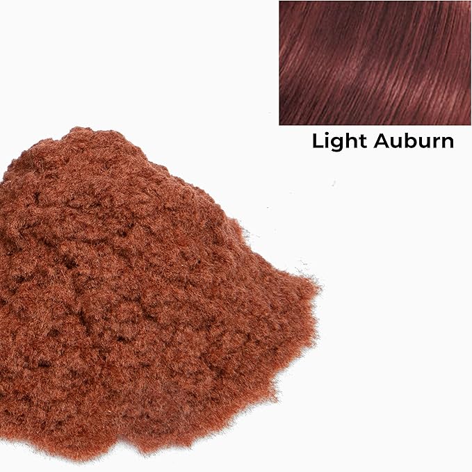 Caboki Hair Building Fiber + Built-In Spray Applicator (30-50 days supply). Light Auburn