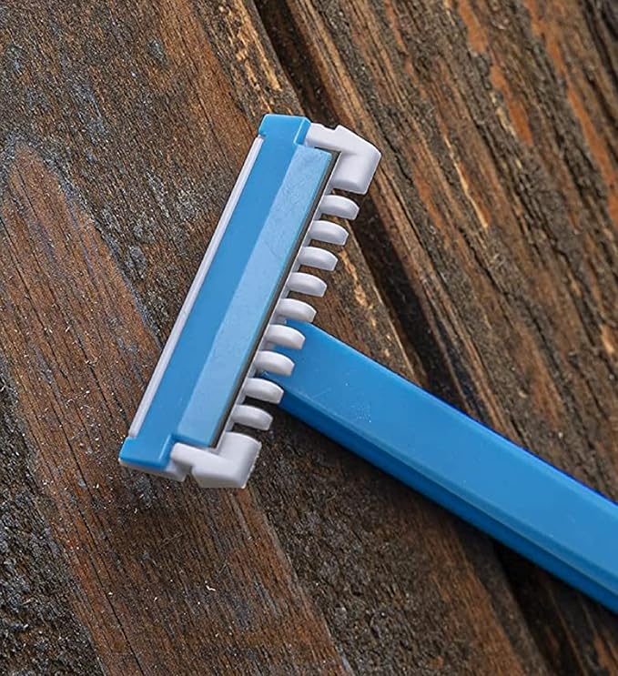 Disposable Body Razor for Men (10 Pack) - Sensitive Body Razors/Blades (Blue)